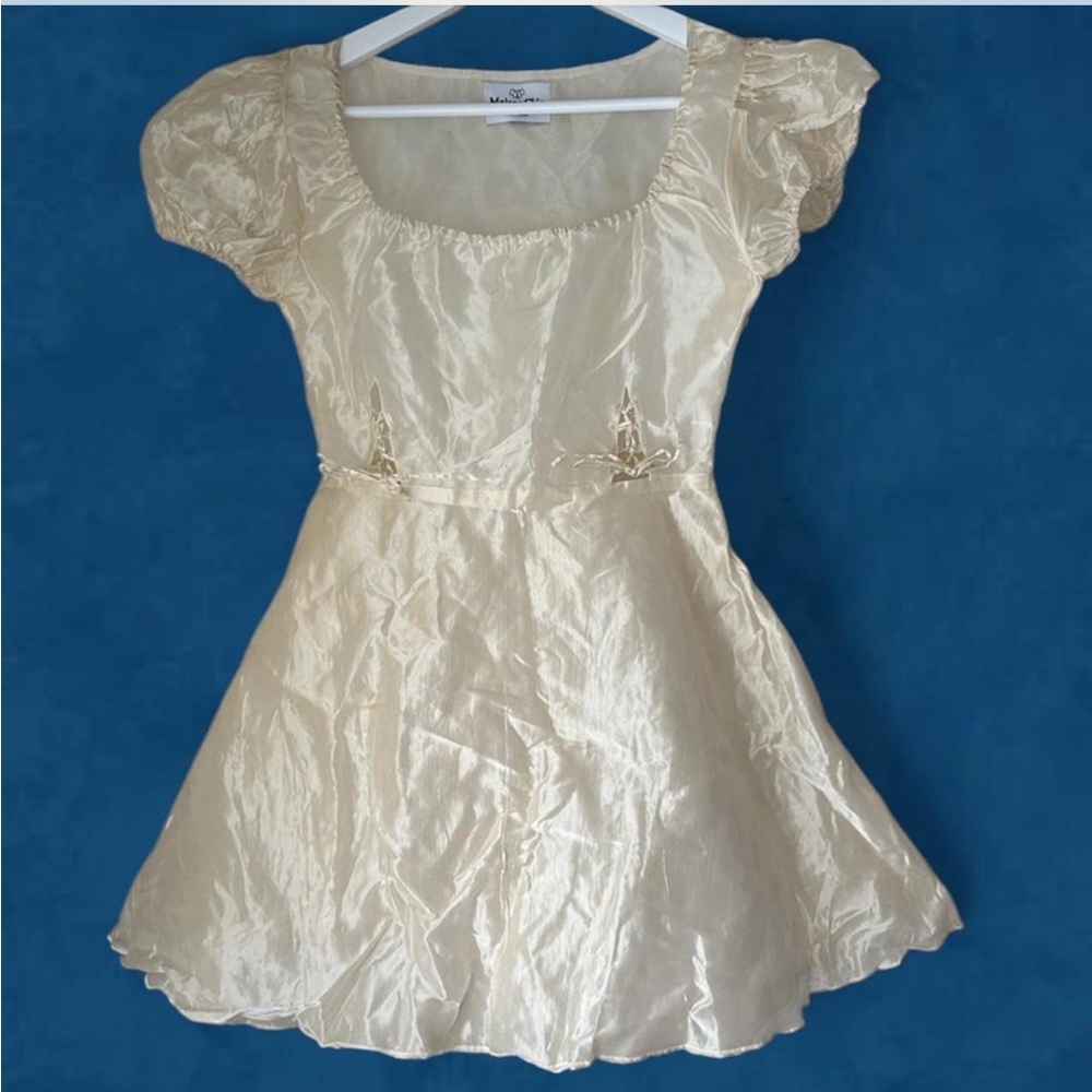 Silk Organza Babydoll Dress - image 1